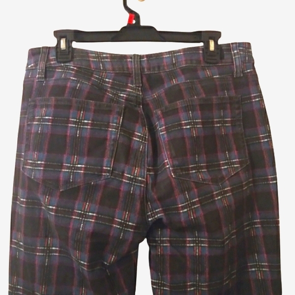 Paige Hoxton Atlantic Tartan Ankle Plaid Jeans, Size: 32 - Picture 4 of 10